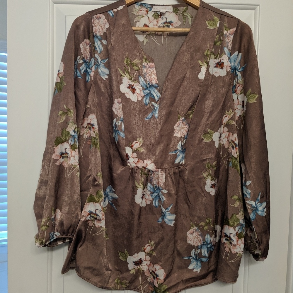Marybelle Dia & CO. Floral Blouse